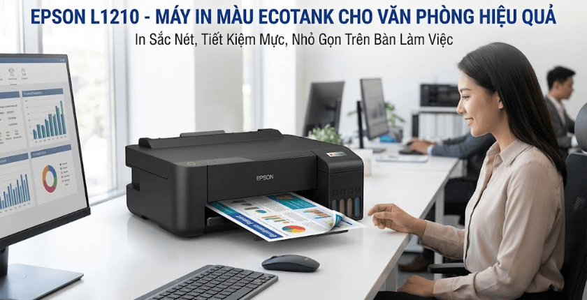 Chất lượng in màu của máy in Epson L1210