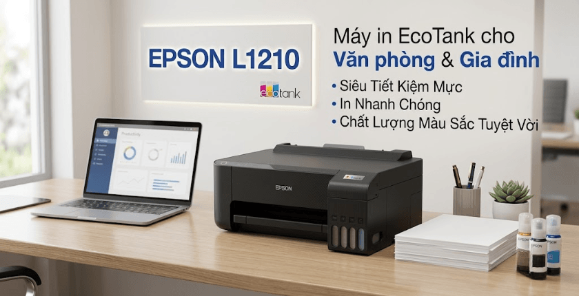 Epson L1210 phù hợp gia đình và văn phòng