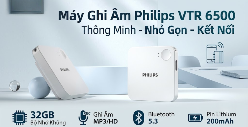 Máy ghi âm Philips VTR 6500