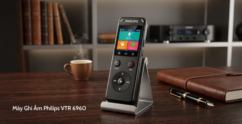 ứng dụng Philips VTR6960 chuyển giọng nói thành văn bản