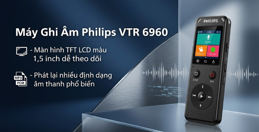 Philips VTR6960 kết nối Bluetooth