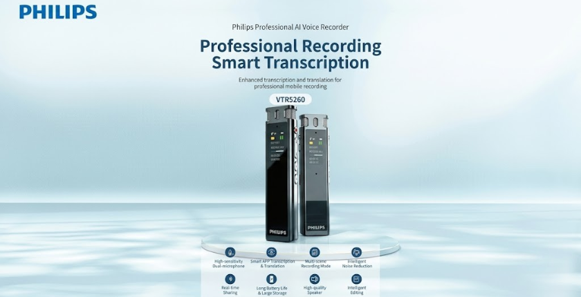 ứng dụng hỗ trợ ghi âm Philips VTR5260