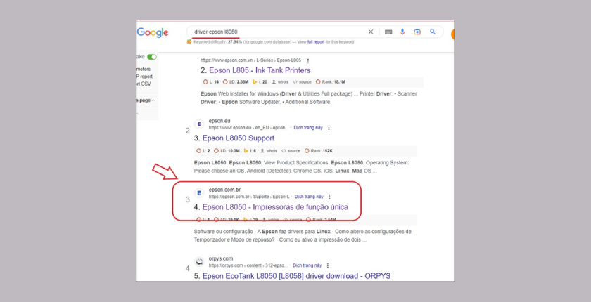 Cách cài driver Epson L8050 trên Windows và macOS