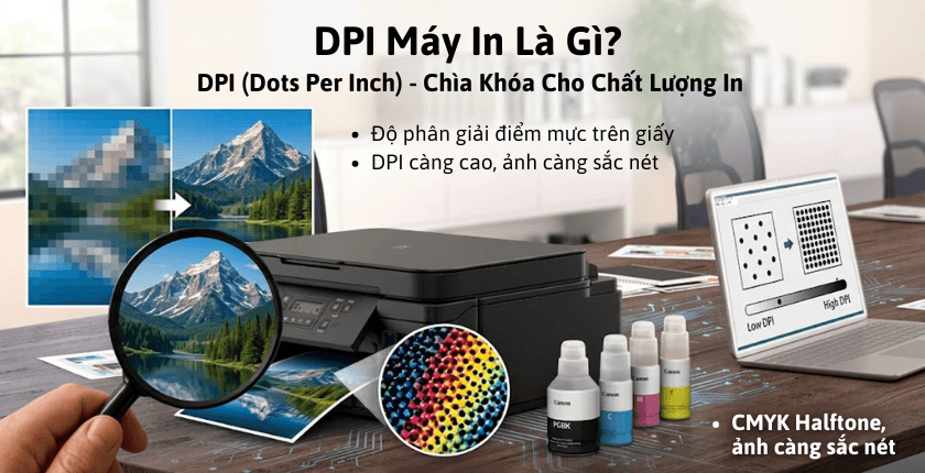 Độ phân giải DPI của máy in