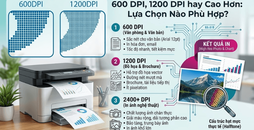 Cách chọn độ phân giải DPI theo nhu cầu