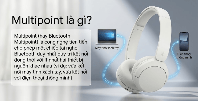 Công nghệ Bluetooth Multipoint trên tai nghe